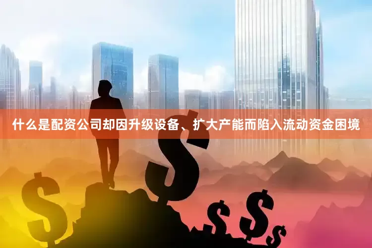 什么是配资公司却因升级设备、扩大产能而陷入流动资金困境
