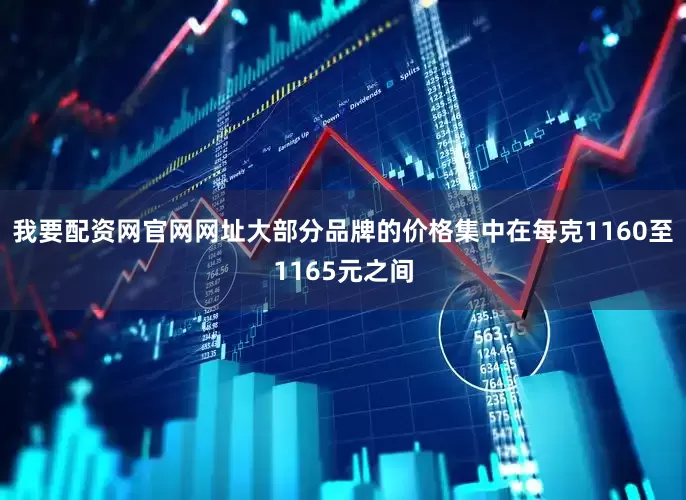 我要配资网官网网址大部分品牌的价格集中在每克1160至1165元之间