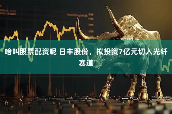 啥叫股票配资呢 日丰股份，拟投资7亿元切入光纤赛道
